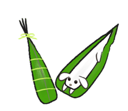 animals of rice cake sticker #4770706