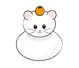 animals of rice cake sticker #4770730