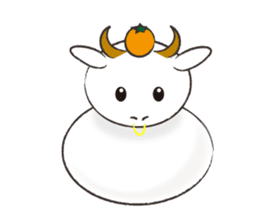 animals of rice cake sticker #4770731