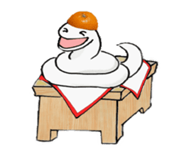 animals of rice cake sticker #4770735