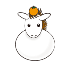 animals of rice cake sticker #4770736