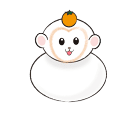 animals of rice cake sticker #4770738