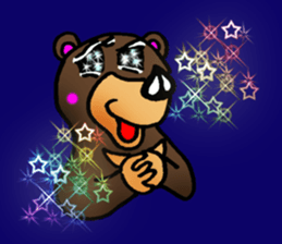 Strange days of sun bear sticker #4770785