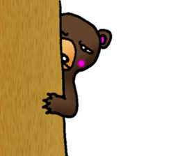 Strange days of sun bear sticker #4770801