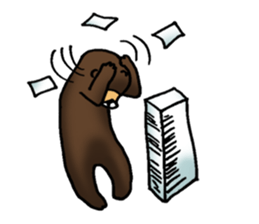 Strange days of sun bear sticker #4770810