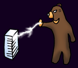 Strange days of sun bear sticker #4770811