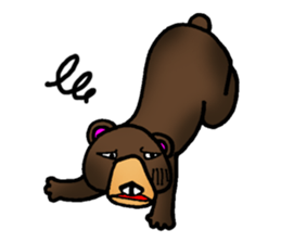 Strange days of sun bear sticker #4770813