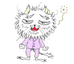 We're middle-aged cats. sticker #4771311