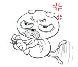 We're middle-aged cats. sticker #4771318