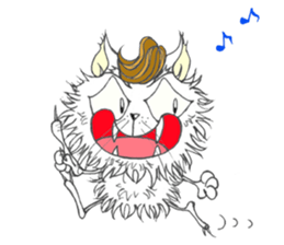 We're middle-aged cats. sticker #4771322