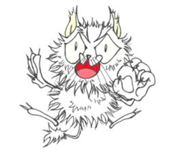 We're middle-aged cats. sticker #4771331