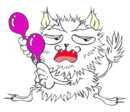 We're middle-aged cats. sticker #4771336