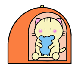 Cute cat, Tarachan of my home. sticker #4771415