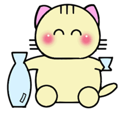 Cute cat, Tarachan of my home. sticker #4771418