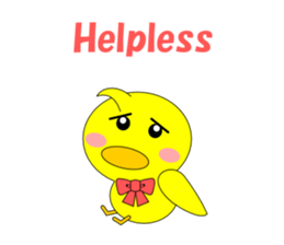 Conversation in the chick English sticker #4772267