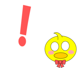 Conversation in the chick English sticker #4772278