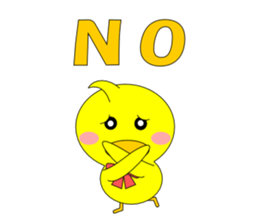 Conversation in the chick English sticker #4772294