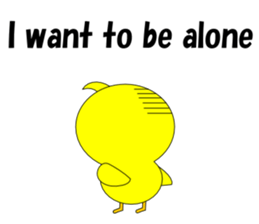 Conversation in the chick English sticker #4772297