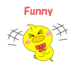 Conversation in the chick English sticker #4772298