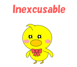 Conversation in the chick English sticker #4772302