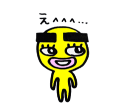 yellow everydey sticker #4772345