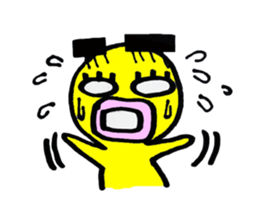 yellow everydey sticker #4772347