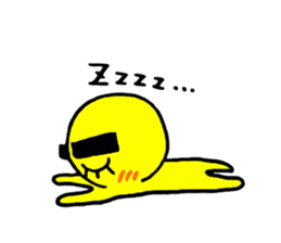 yellow everydey sticker #4772349