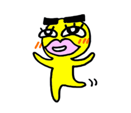 yellow everydey sticker #4772351