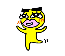 yellow everydey sticker #4772351