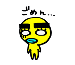 yellow everydey sticker #4772363