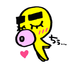 yellow everydey sticker #4772367