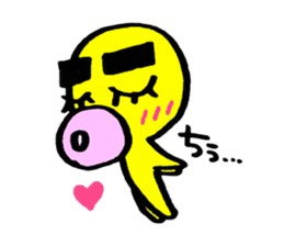 yellow everydey sticker #4772367