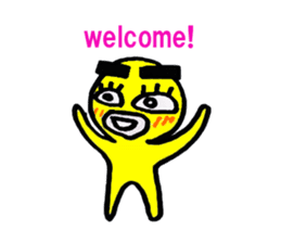 yellow everydey sticker #4772372