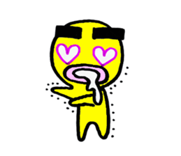 yellow everydey sticker #4772374