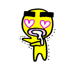 yellow everydey sticker #4772374