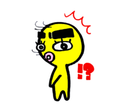 yellow everydey sticker #4772376