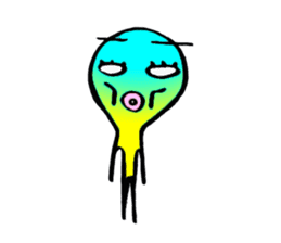 yellow everydey sticker #4772379