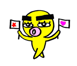 yellow everydey sticker #4772382