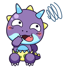 Domi the cute dino sticker #4772753