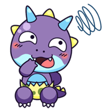 Domi the cute dino sticker #4772753