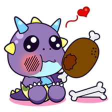 Domi the cute dino sticker #4772783