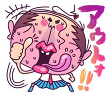 schoolgirl old man "Mr.Yamada" 2 sticker #4772968