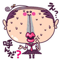 schoolgirl old man "Mr.Yamada" 2 sticker #4772972