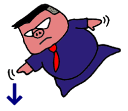 Pig manager sticker #4773018