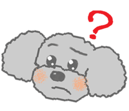 Fluffy Poodles 1 sticker #4773035