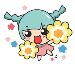 Miu Miu flower and Mr. Monster II sticker #4773704