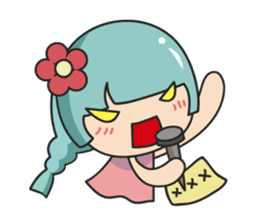 Miu Miu flower and Mr. Monster II sticker #4773723