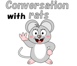 Conversation with rats sticker #4773944