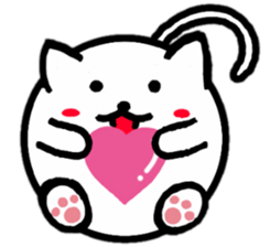 Fatty cat 2 sticker #4774909