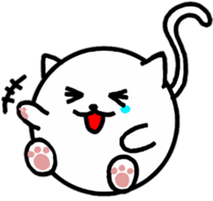 Fatty cat 2 sticker #4774912
